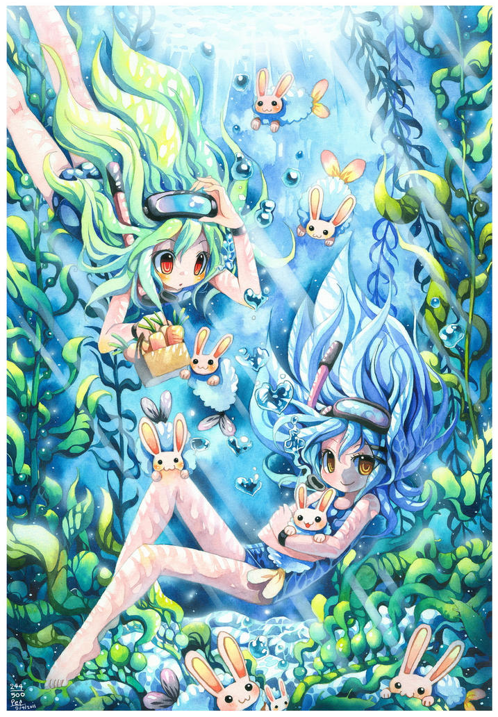 Merbunny Forest : 244 by emperpep