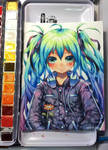 Schmincke : Miku by emperpep
