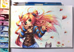Peachmaiden watercolor by emperpep