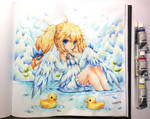 Ducky Girl for Bishakalaka by emperpep
