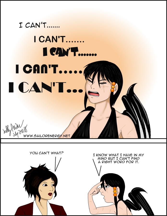 73 ThemeChallenge: I can't by SailorEnergy