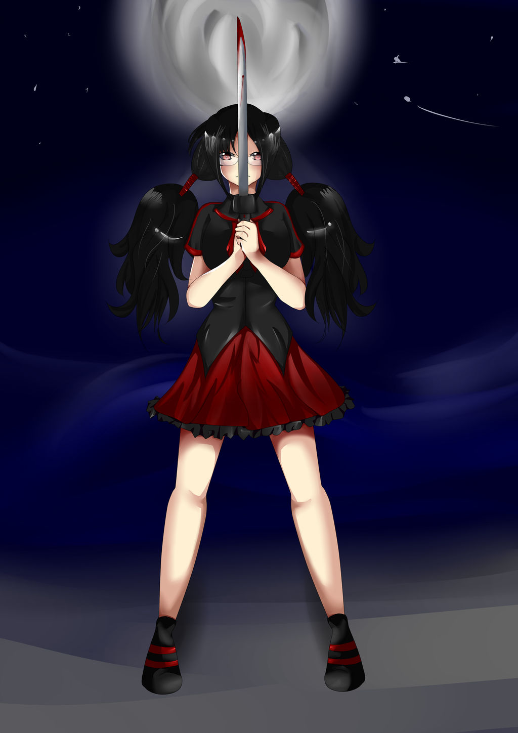 Saya from Blood C by x3Lielliax3