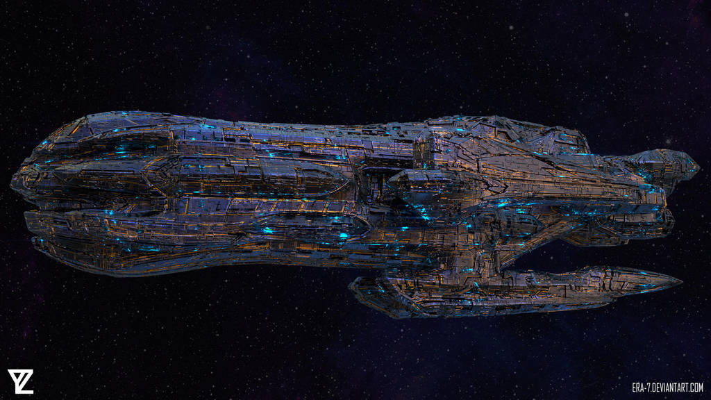 Spaceship Concept Art by ERA-7