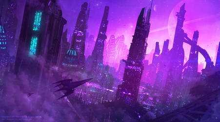 +City of the Amethyst Nights+ by ERA-7