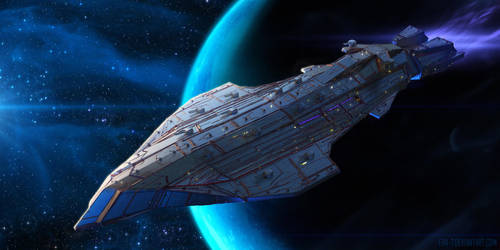 Kalarian Battleship Shark-Class by ERA-7