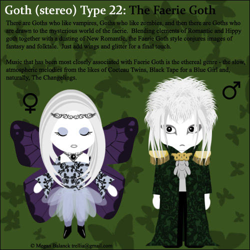Goth Type 22: The Faerie Goth by Trellia