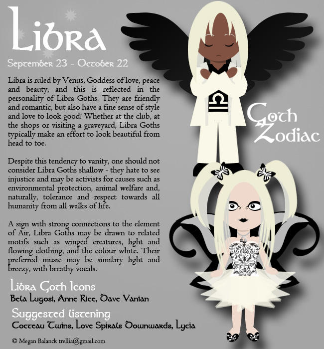 Goth Zodiac: Libra by Trellia