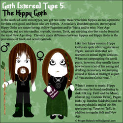 Goth Type 5: The Hippy Goth by Trellia