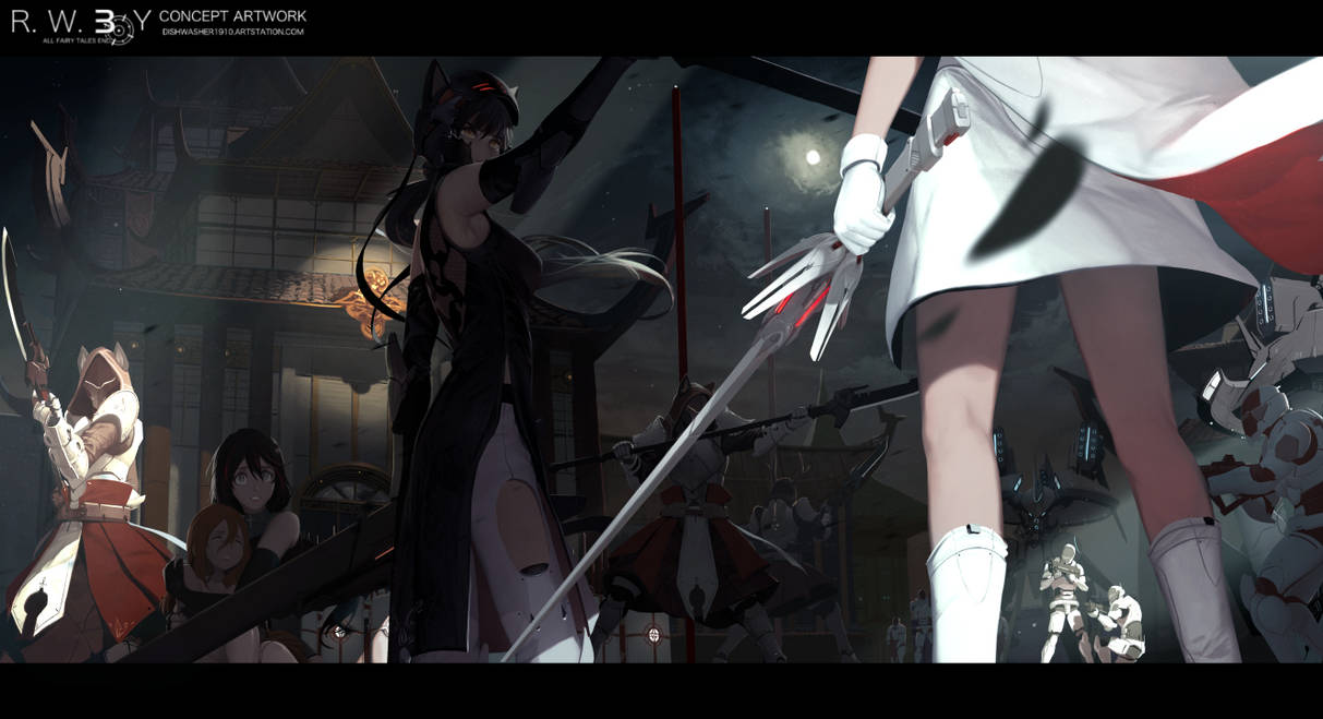 The stand off - RWBY 3.0 by dishwasher1910