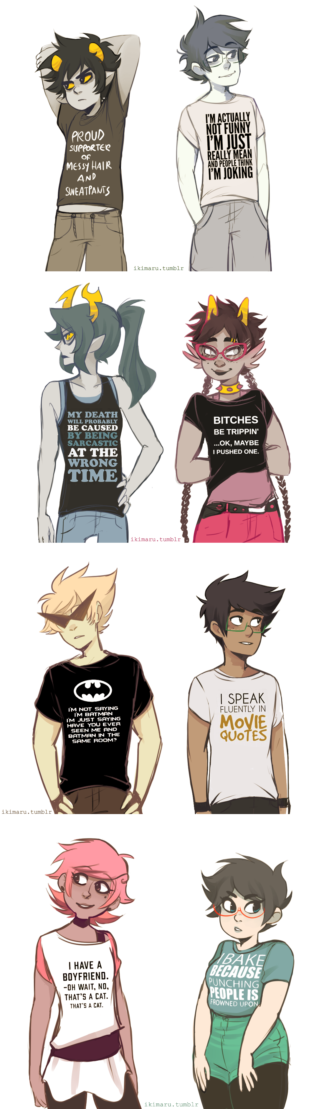 Say It With A Shirt by ikimaru-art