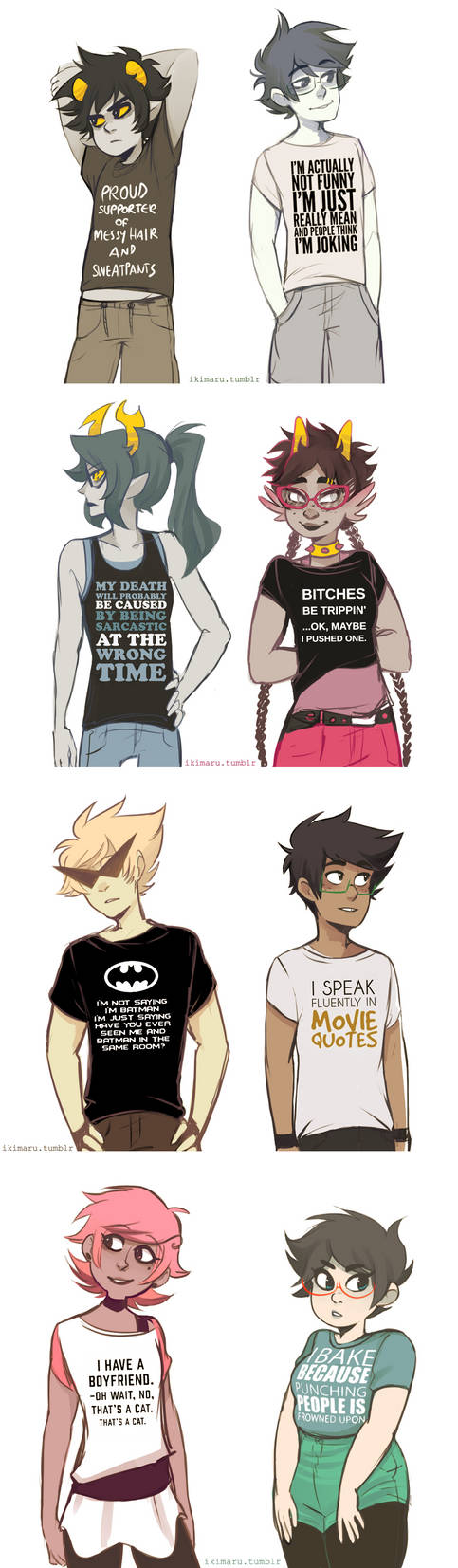 Say It With A Shirt by ikimaru-art