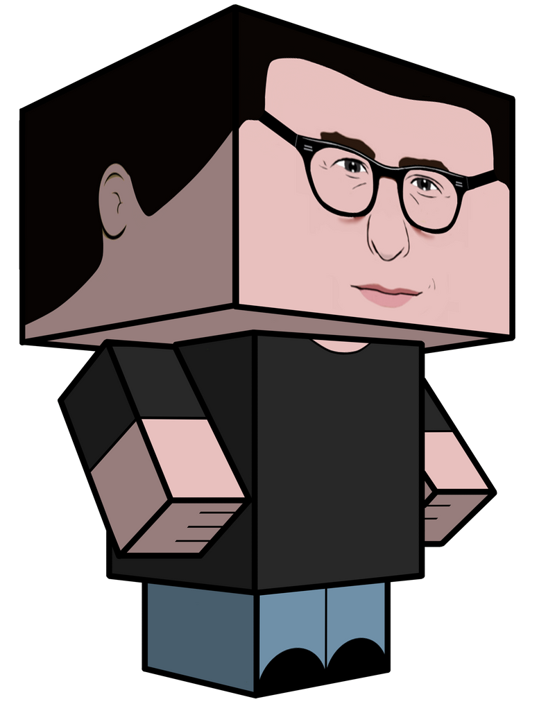 J.J. Abrams Cubeecraft by JagaMen J.J. Abrams Cubeecraft by JagaMen
