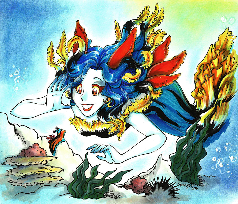 :Nudibranchia mermaid: by GaruryKai