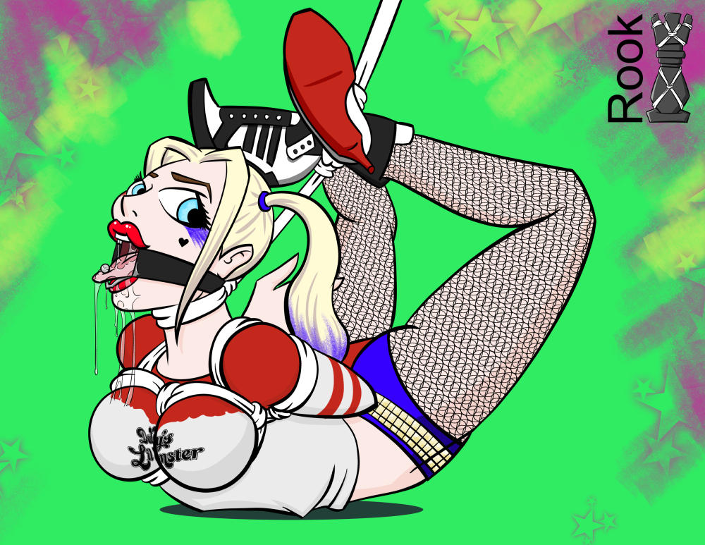Harley Quinn Suicide Squad Goat Roped By Rook 07-d by Rob66