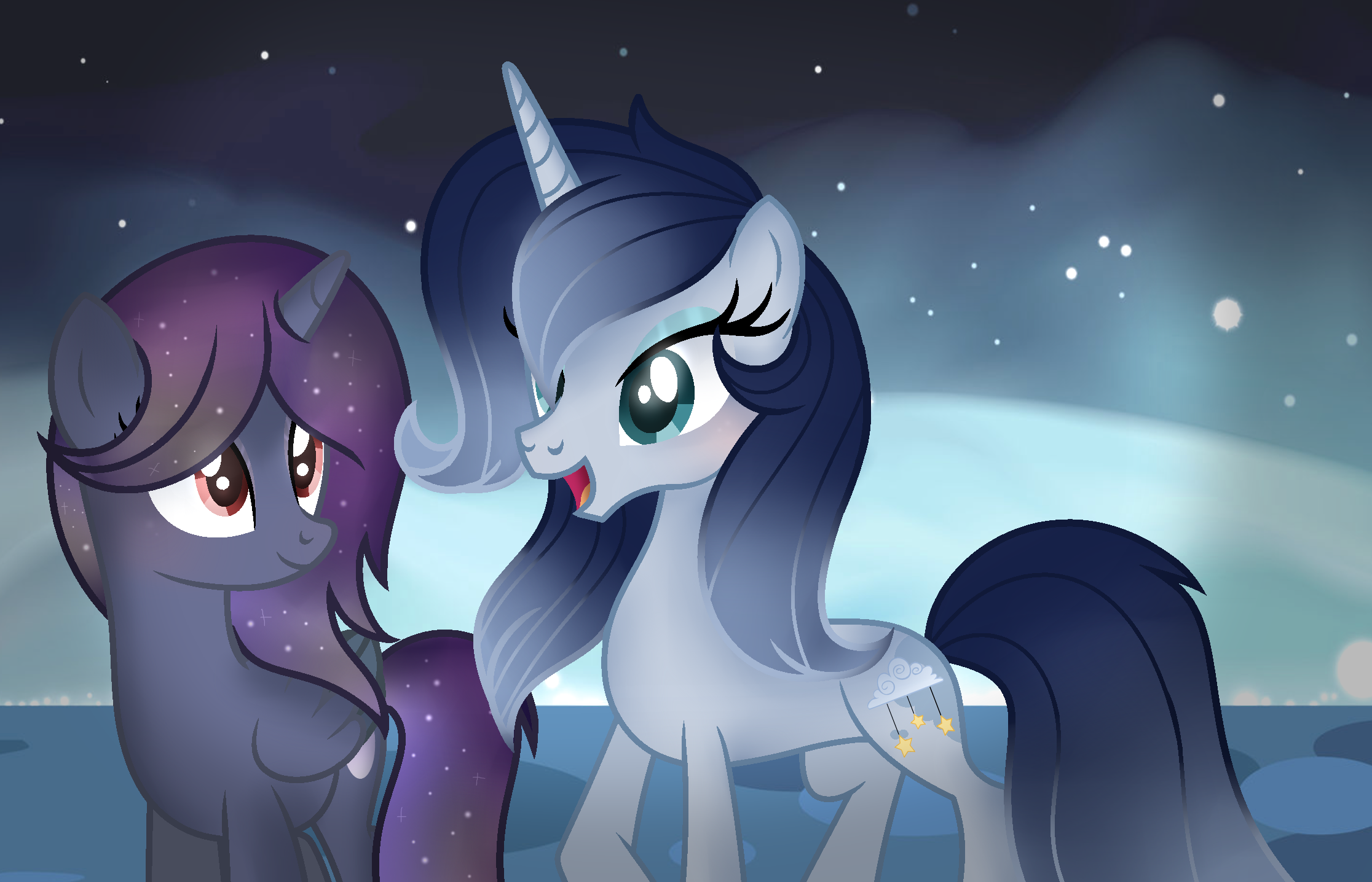 Princess Luna and Twilight Sparkle by DianaMur on DeviantArt