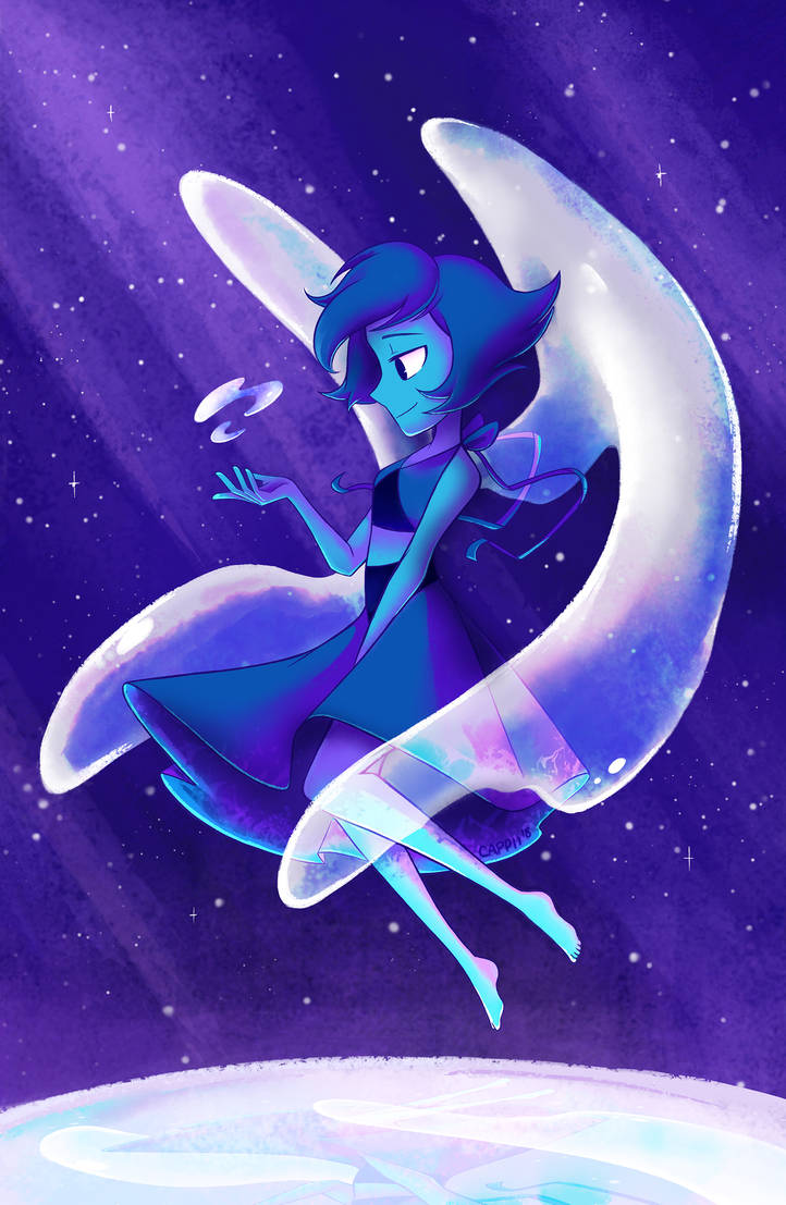 Commission of Lapis Lazuli for a family friend! I really like how it turned out, even if everyone else has already drawn Lapis like this already.