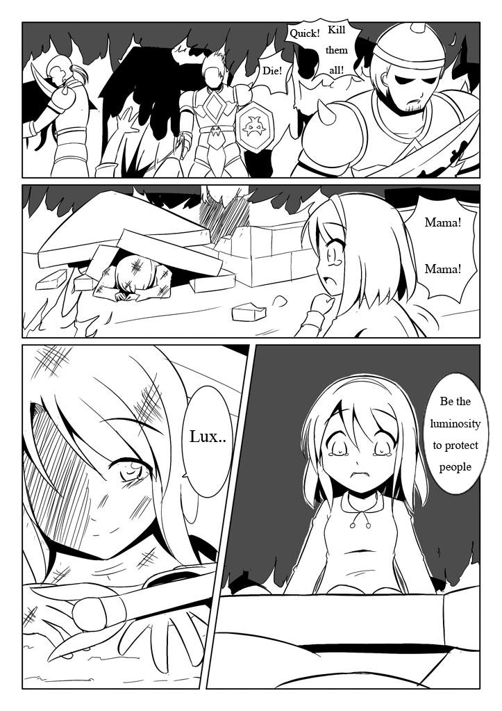 League of Legends Fan Comic Lux's episode Page 01 by Xano501