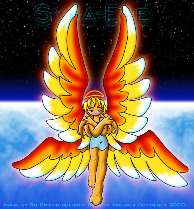 syna eve fire angel by mahjqa