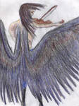 The Winged Musician by NicoleMAbrahamson