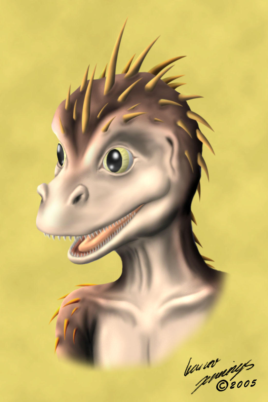 Character Head Study - Bio by Calyfern