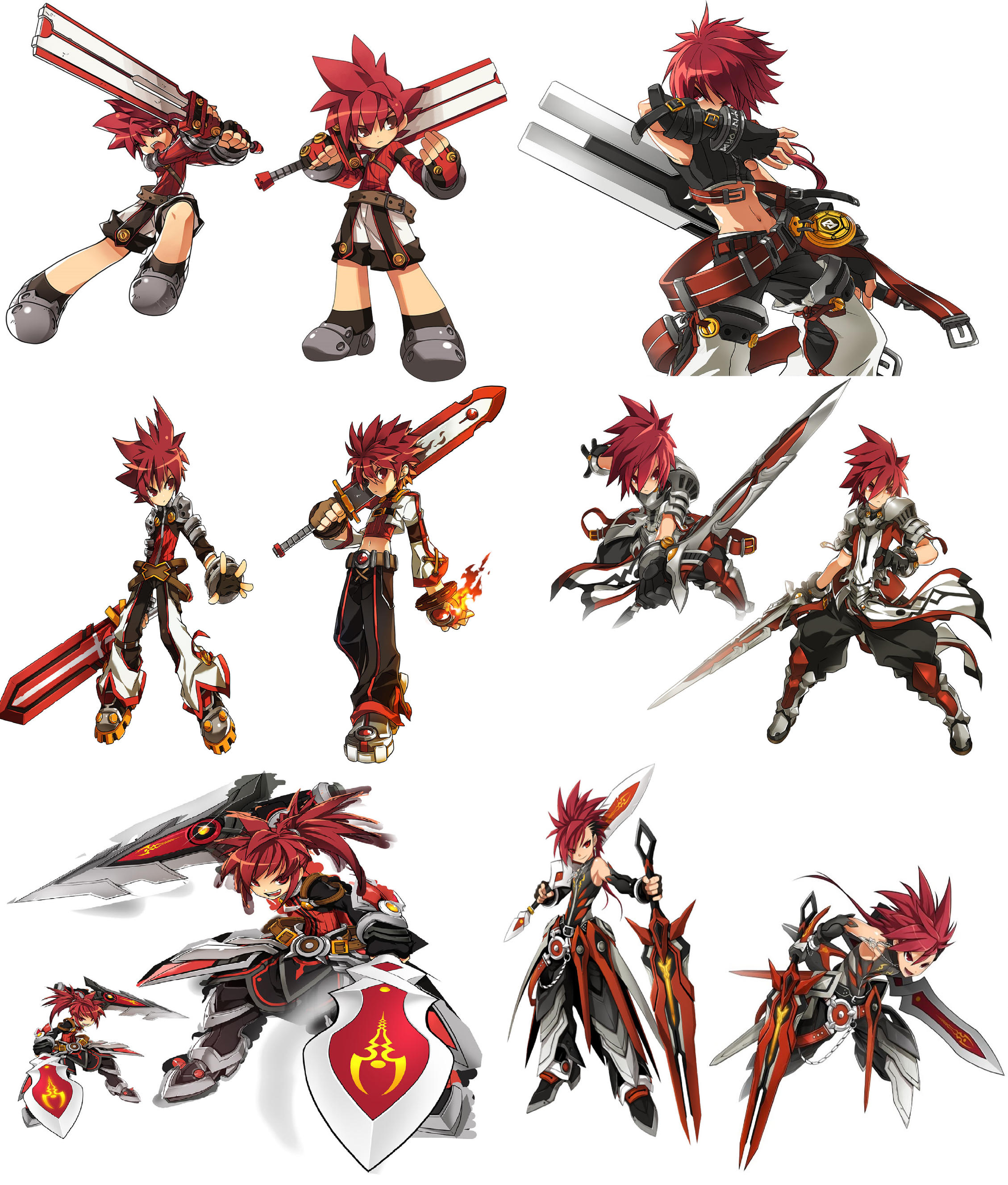elsword swordsman by fu