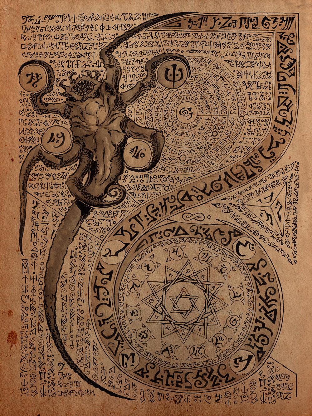 Necronomicon Page by DanielGovar