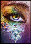 Rainbow Eye: Love and Light by Lilyas