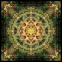 Sri Yantra Healing Mandala by Lilyas