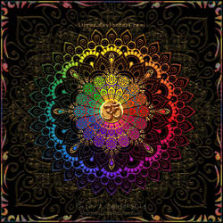 OM Rainbow Mandala by Lilyas