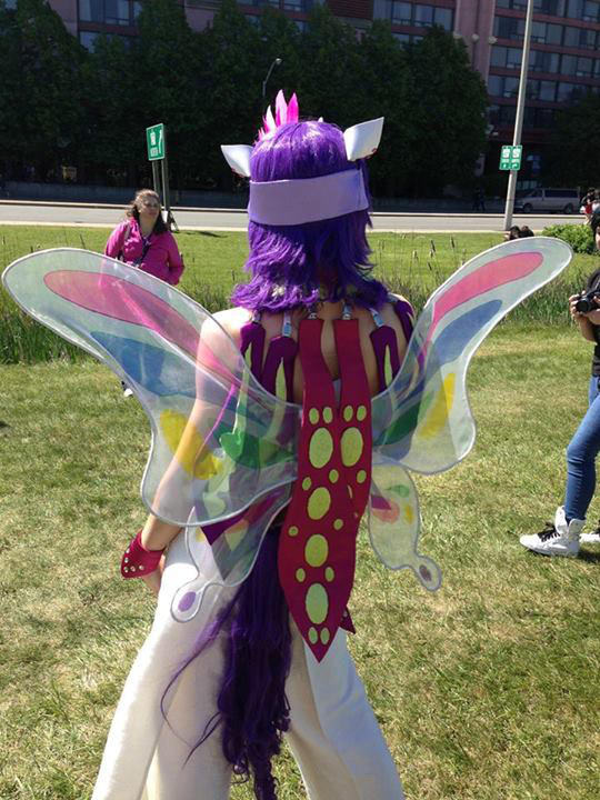 Sonic Rainboom Rarity/Elusive Final Outfit (Back) by M-Hydra