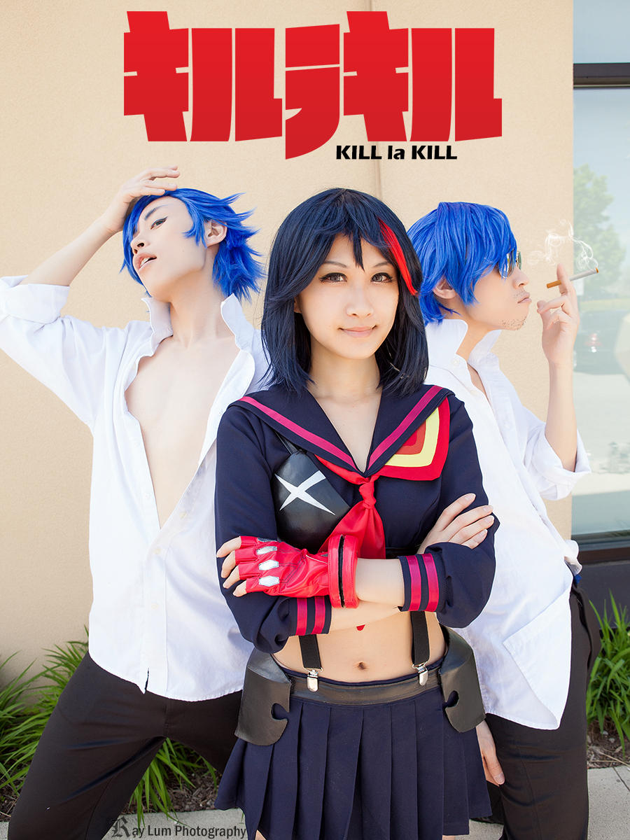 Ryuko Matoi and the two faces of Aikuro Mikisugi by M-Hydra
