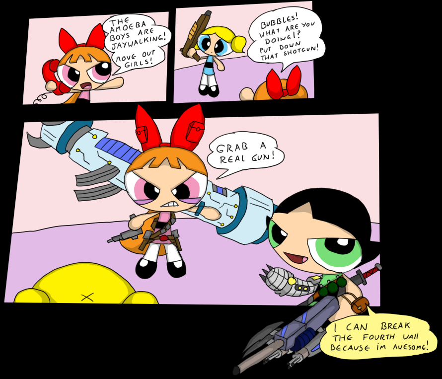 Liefeld Powerpuff Girls by tifu
