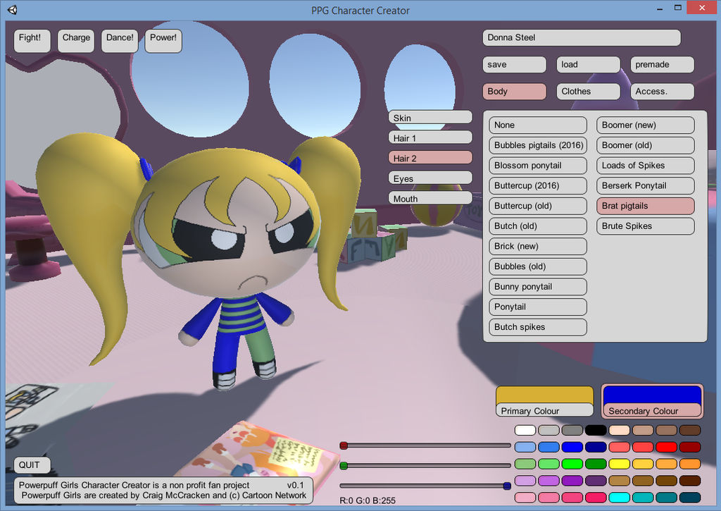 Powerpuff Girls Character Creator by tifu on DeviantArt