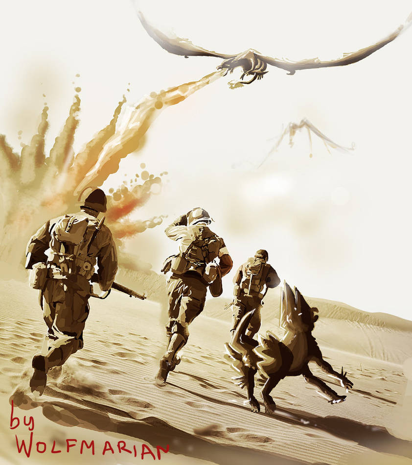 World War II With pokemon by wolfmarian