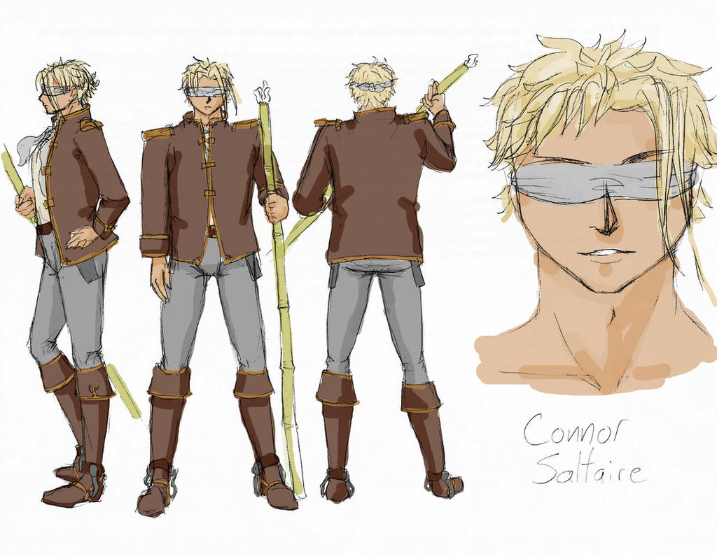 Character Profile: Connor Saltaire by Meagharan