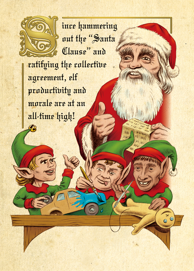 2014 Christmas Card for COPE-378 by Huwman