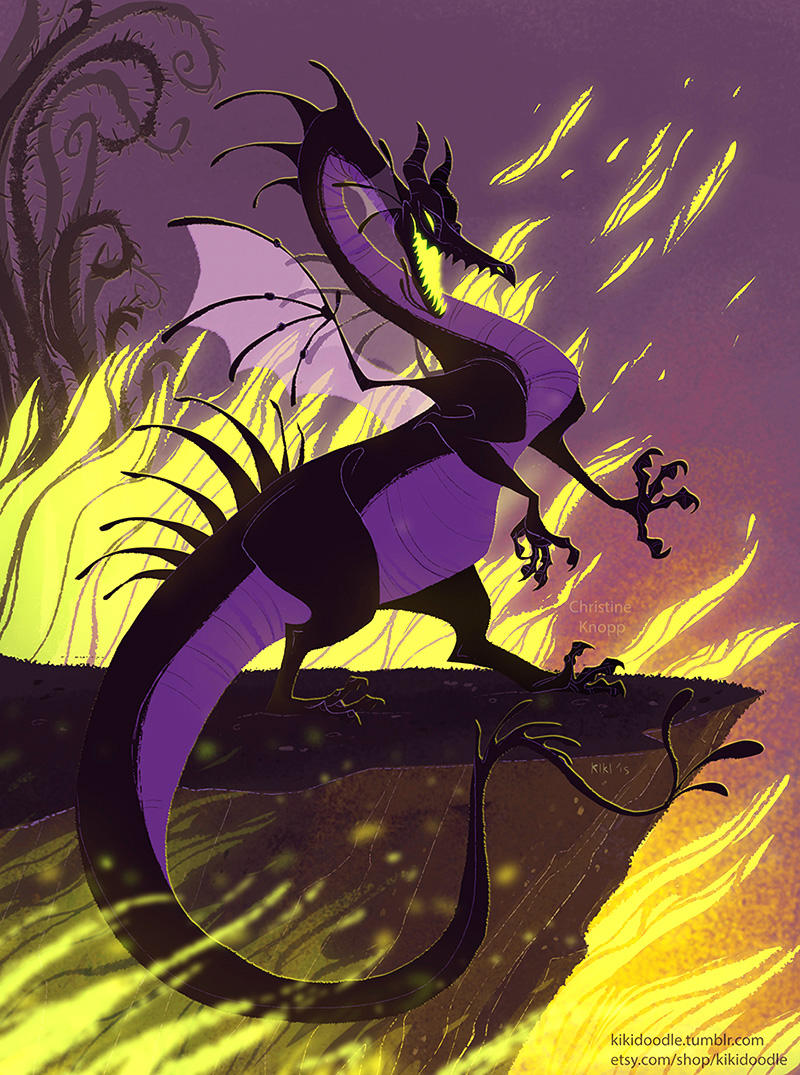 Maleficent by kiki-doodle