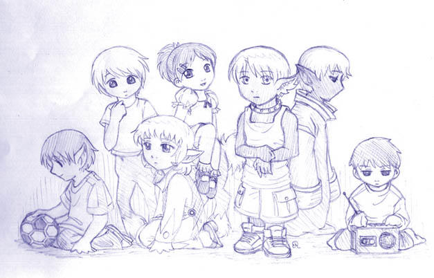 A childish cast by Aeonna