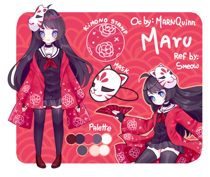 (Commission) info Maru chan by Smeoow