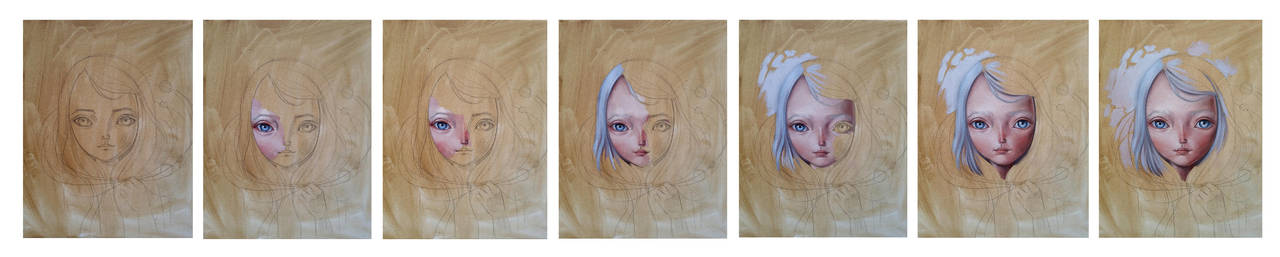 Azzurrina step by step by ponyania