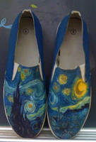 Starry Night Shoes by bhakri