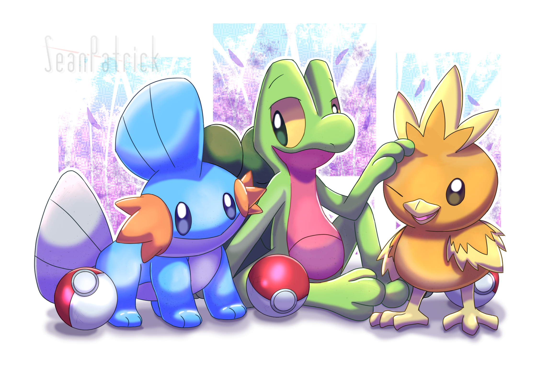 Pokemon Hoenn Starters by Ppoint555 on DeviantArt