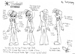 Twilight Sparke (Human) - Model Sheet by Trinityinyang