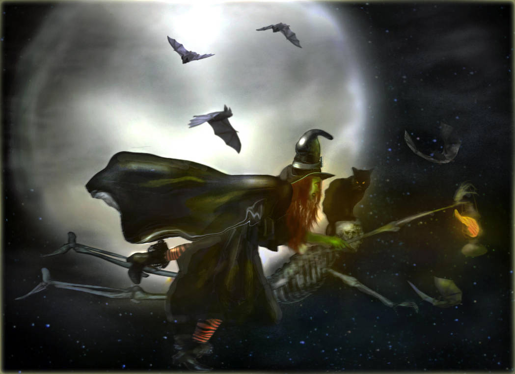 Witchy Poo and her Rotten Cat too by LindArtz Witchy Poo and her Rotten Cat too by LindArtz