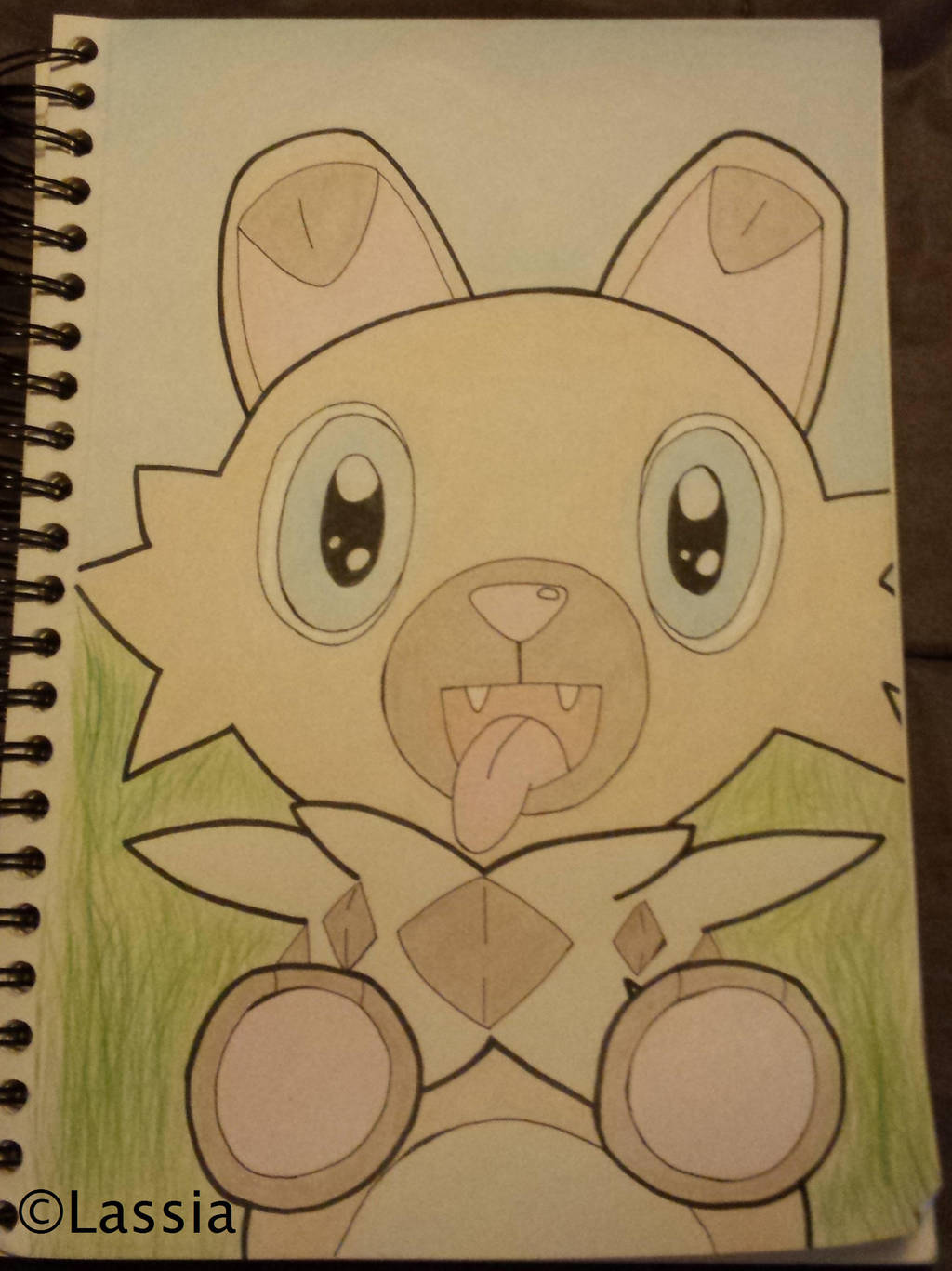 Rocabot/Rockruff (7G) by erza51rock