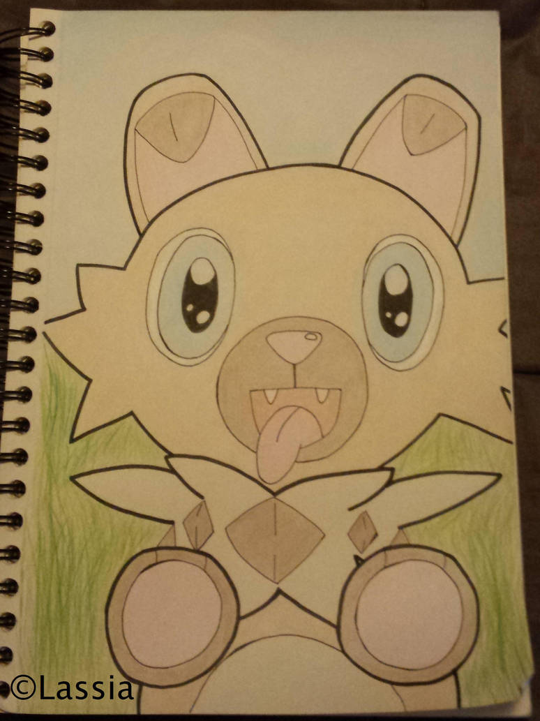 Rocabot/Rockruff (7G) by erza51rock