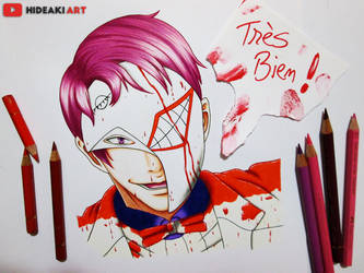 Shuu Tsukiyama || Tokyo Ghoul by HideakiArtReal
