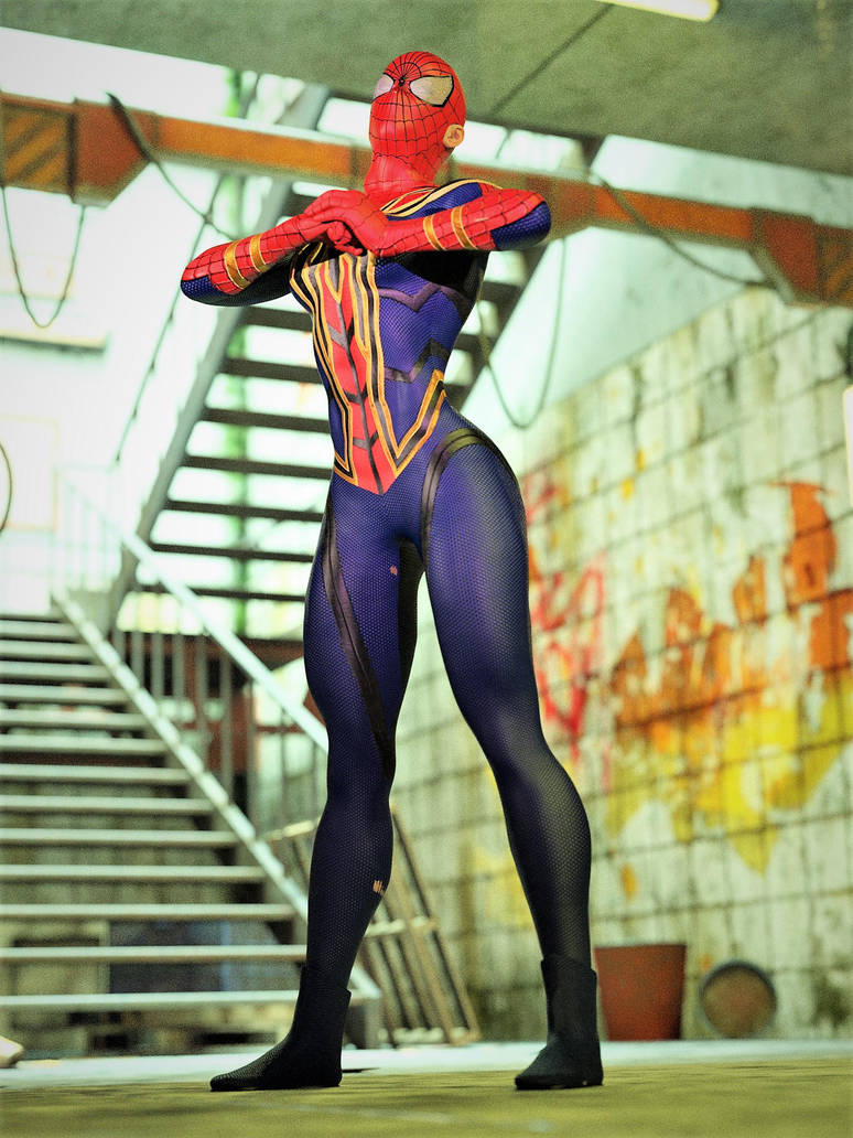 Iron Spider Girl 3 by DahriAlGhul Iron Spider Girl 3 by DahriAlGhul