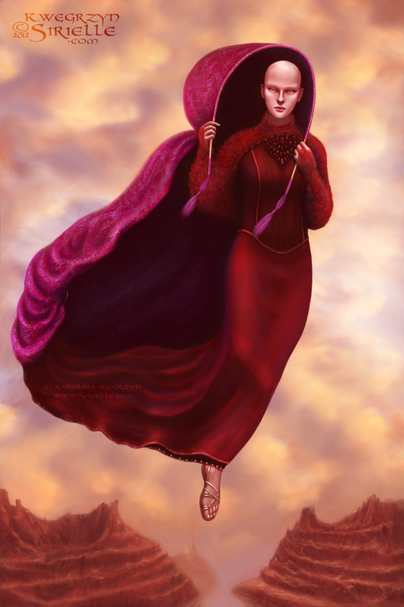 Over a desert by Sirielle