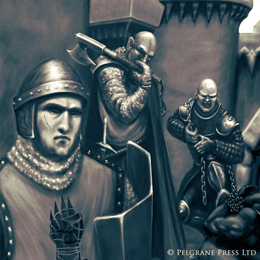 Entering the Crusader's Fortress (closeup) by Sirielle